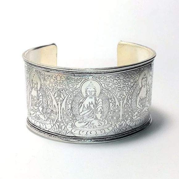 Handmade Unisex Adjustable Buddha Bracelet - Picture 3 of 4